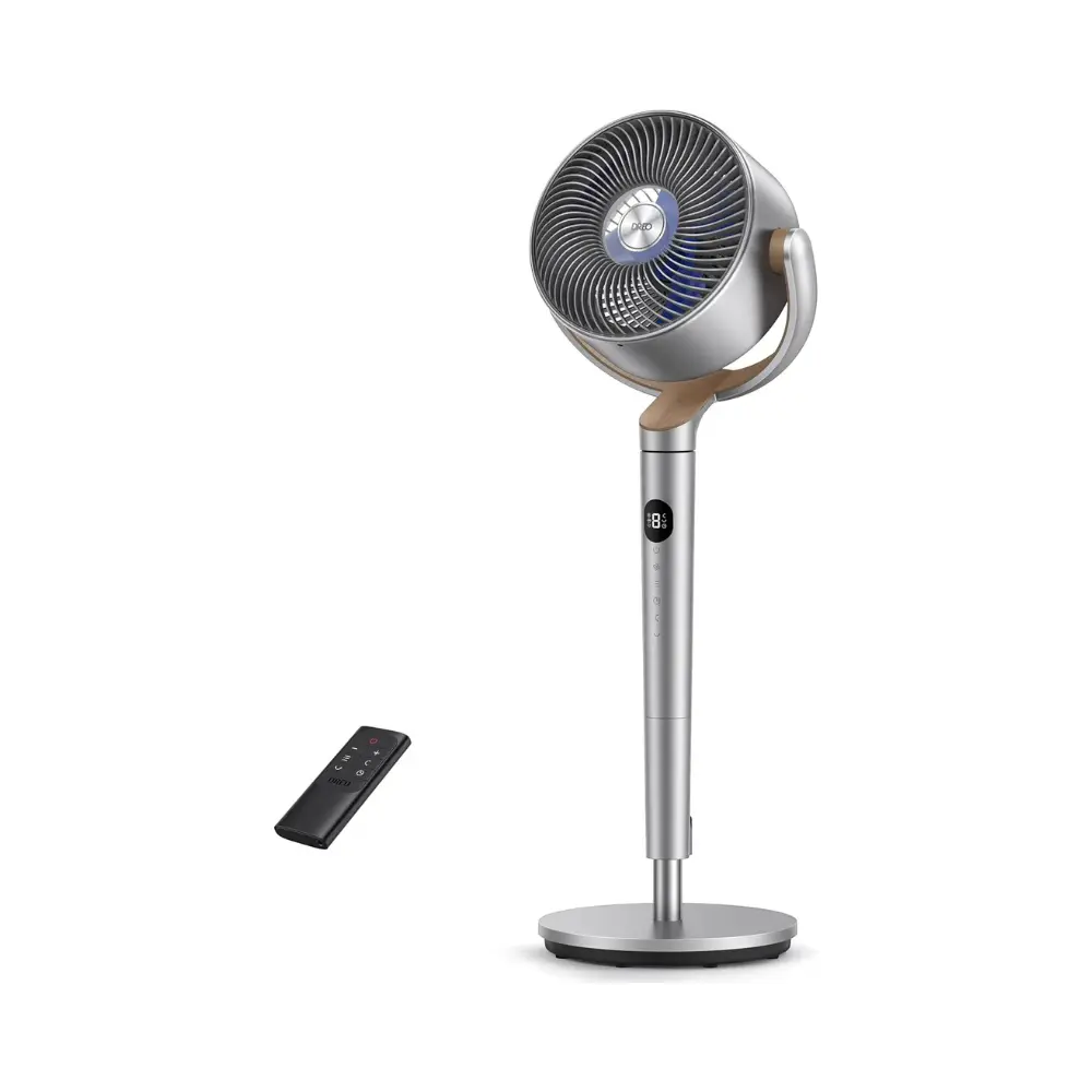 Ventilateur rafraîchissant DREO — ventilateur sur pied gris — image 1
